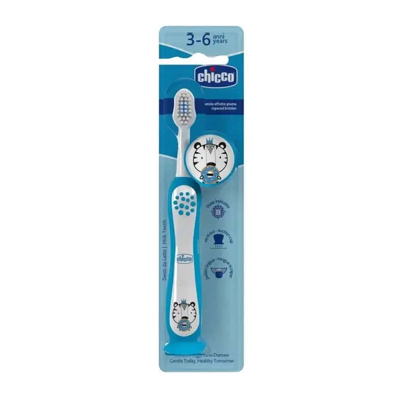 Cepillo Dientes de Leche Chicco 3-6 Años Azul de Chicco