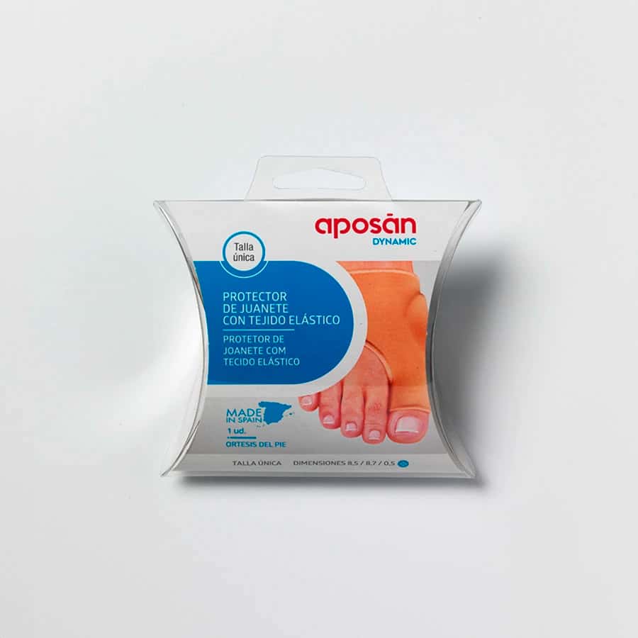 Aposan Dynamic Protector Juanetes Tejido Elastico 1 Unidad Talla Unica de Aposan
