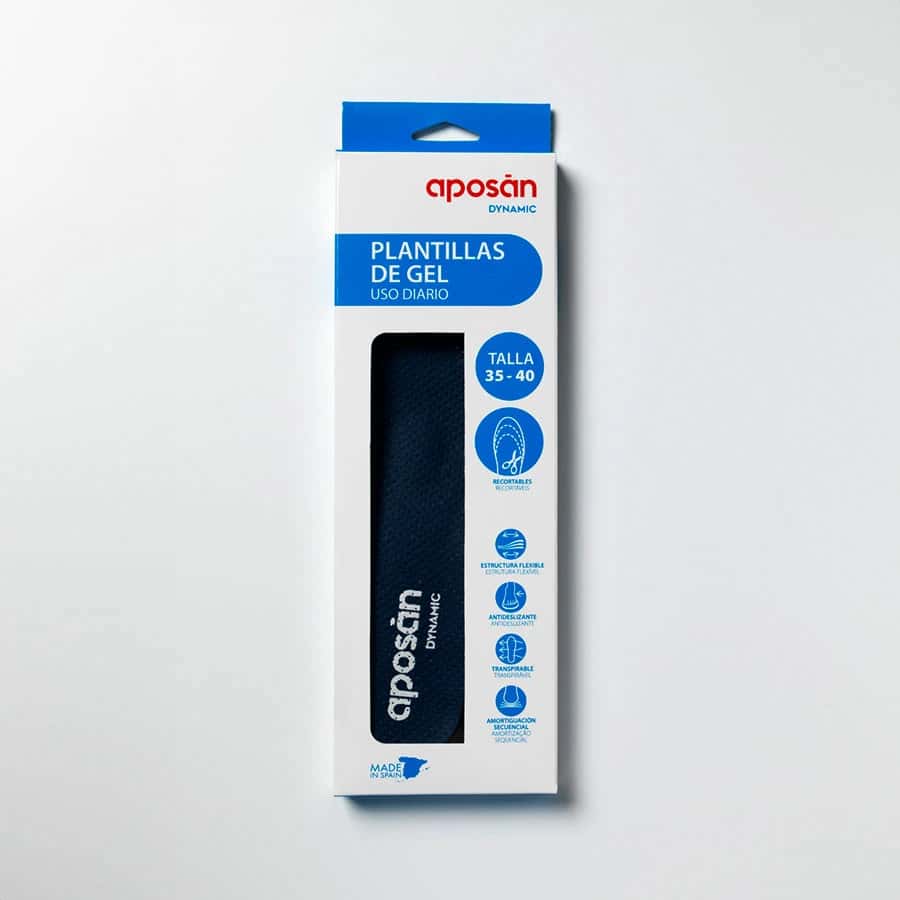Aposan Dynamic Plantillas Gel Uso Diario 2 Unidades Talla 35-40 de Aposan