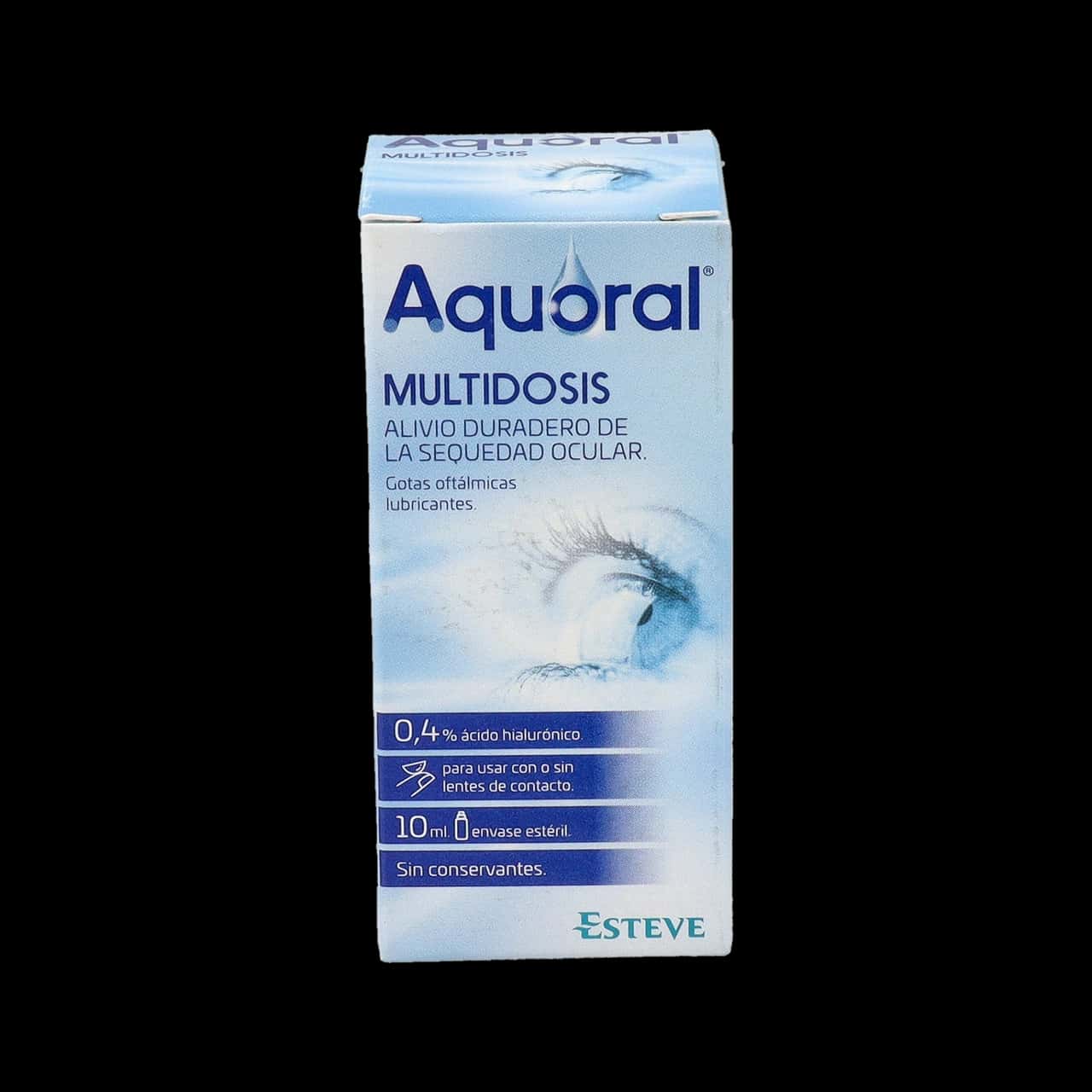 Aquoral Multidosis - Gotas Oftalmicas Lubricantes Esteriles 1 Envase 10 ML de Aquoral