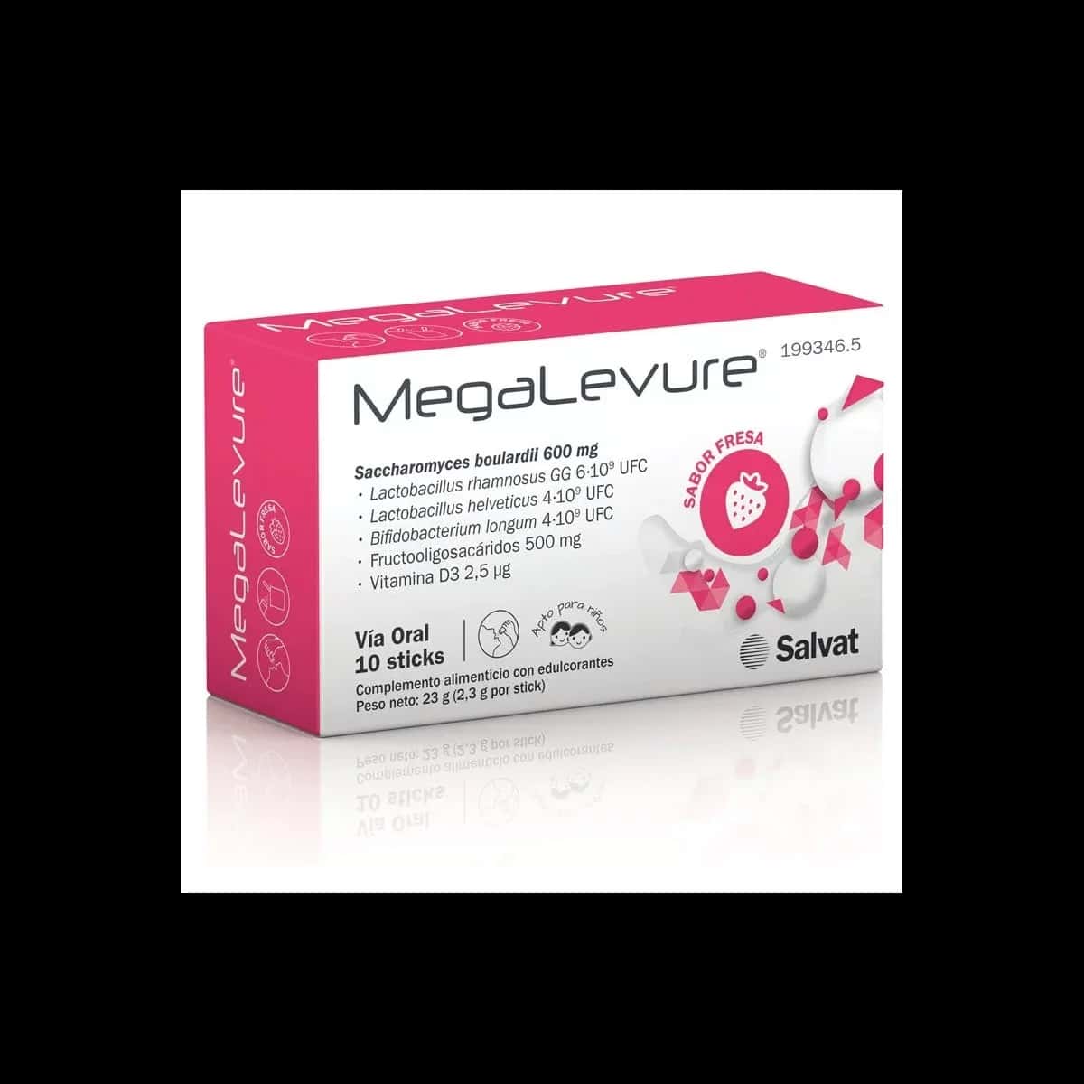 Megalevure 10 Sticks Sabor Platano de Megalevure
