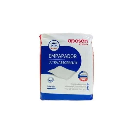Aposan Empapador Ultra Absorbente 20 Unidades 90 cm x 60 cm de Aposan