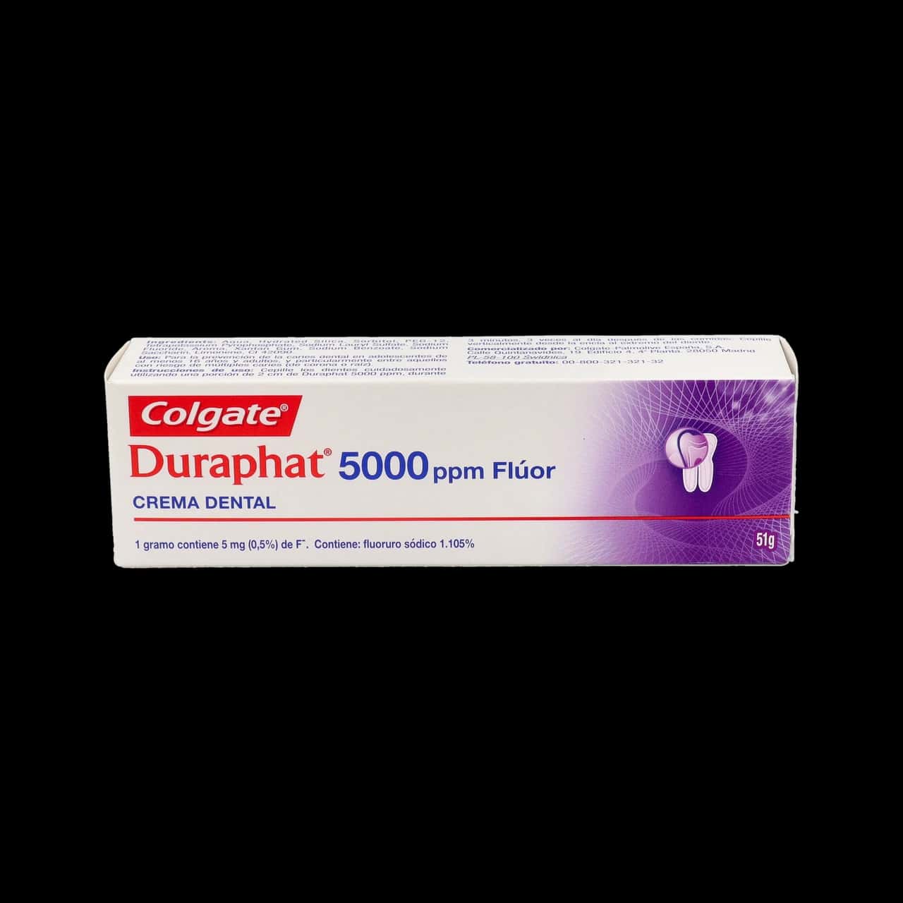 Duraphat 5000 Ppm Fluor Crema Dental 1 Envase 51 G de Duraphat