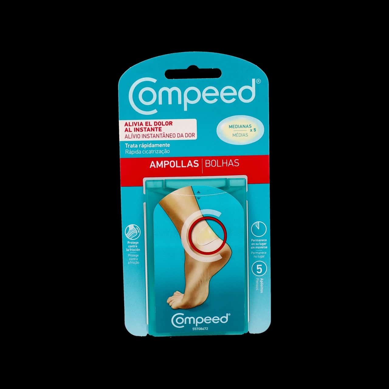 Compeed Ampollas - Hidrocoloide Talla Mediana 5 Unidades de Compeed