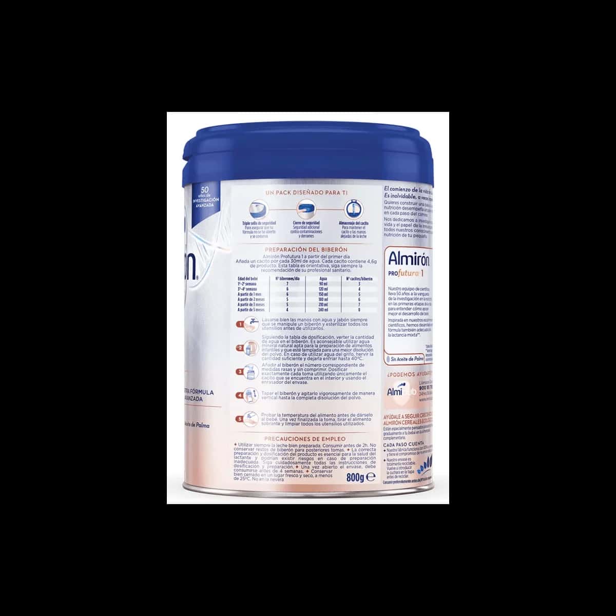 Almiron Profutura 1 1 Envase 800 G Duobiotik de Almiron