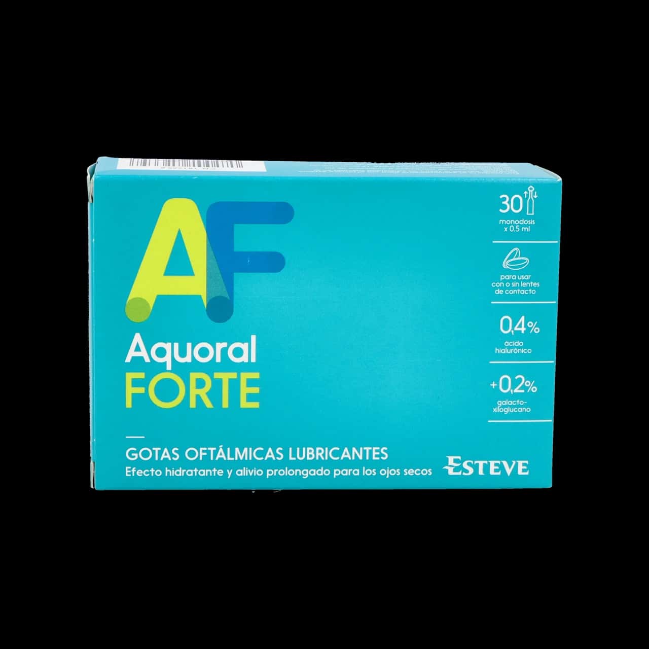 Aquoral Forte - Gotas Oftalmicas Lubricantes Esteriles 30 Monodosis 0.5 ML de Aquoral