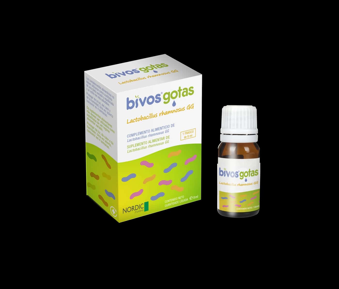 Bivos Gotas Lactobacillus gg 1 Frasco 8 ML de Bivos