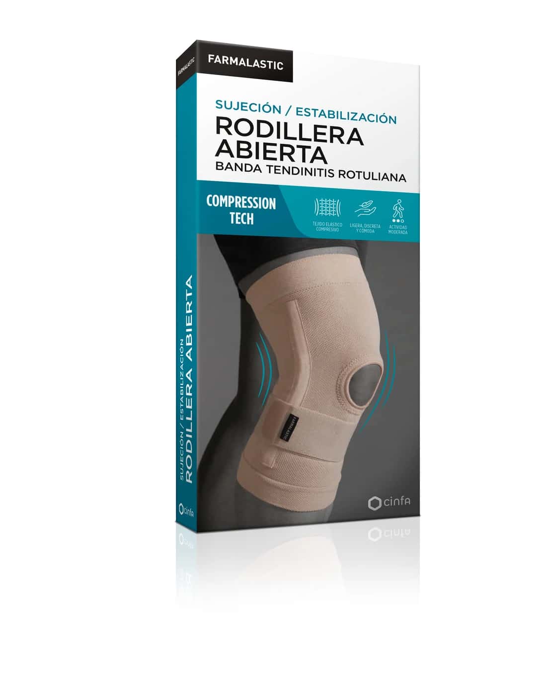 Farmalastic Rodillera Rotular - Innova 1 Unidad Talla Mediana de Farmalastic
