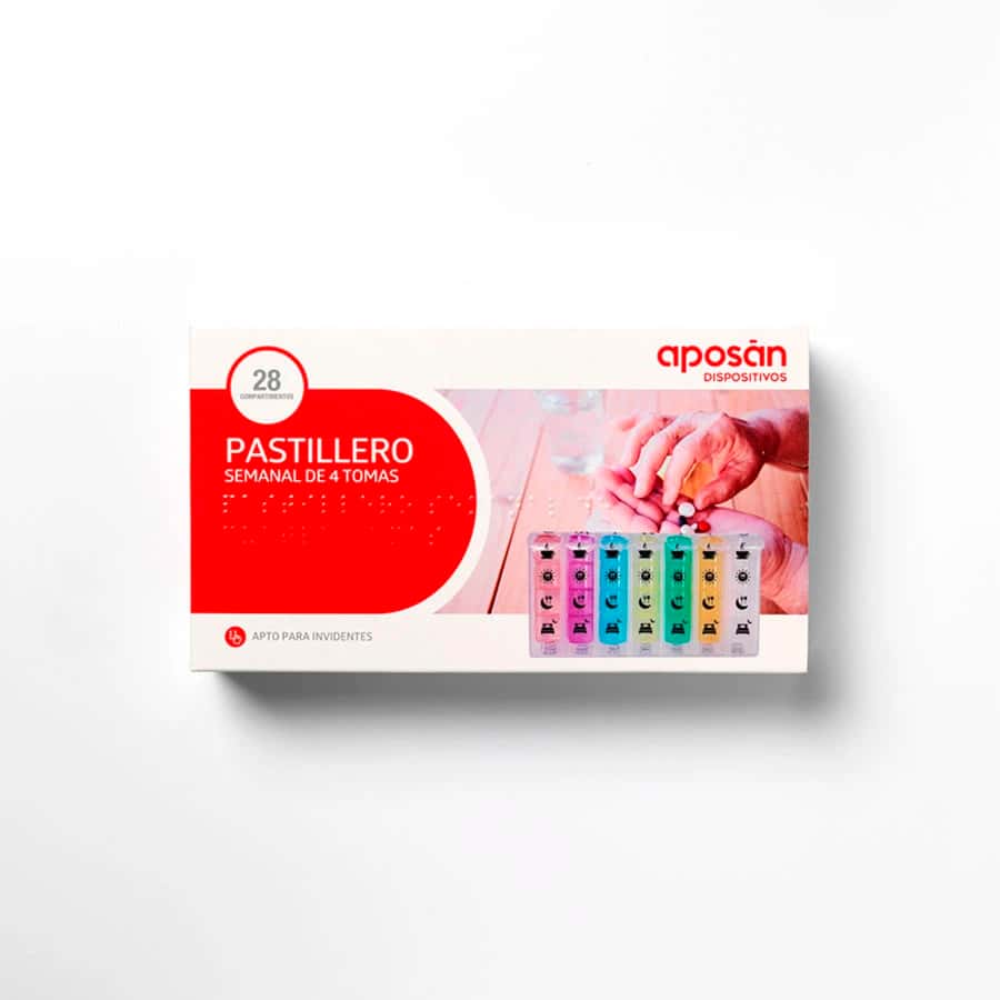 Aposan Pastillero Semanal 4 Tomas 1 Unidad de Aposan