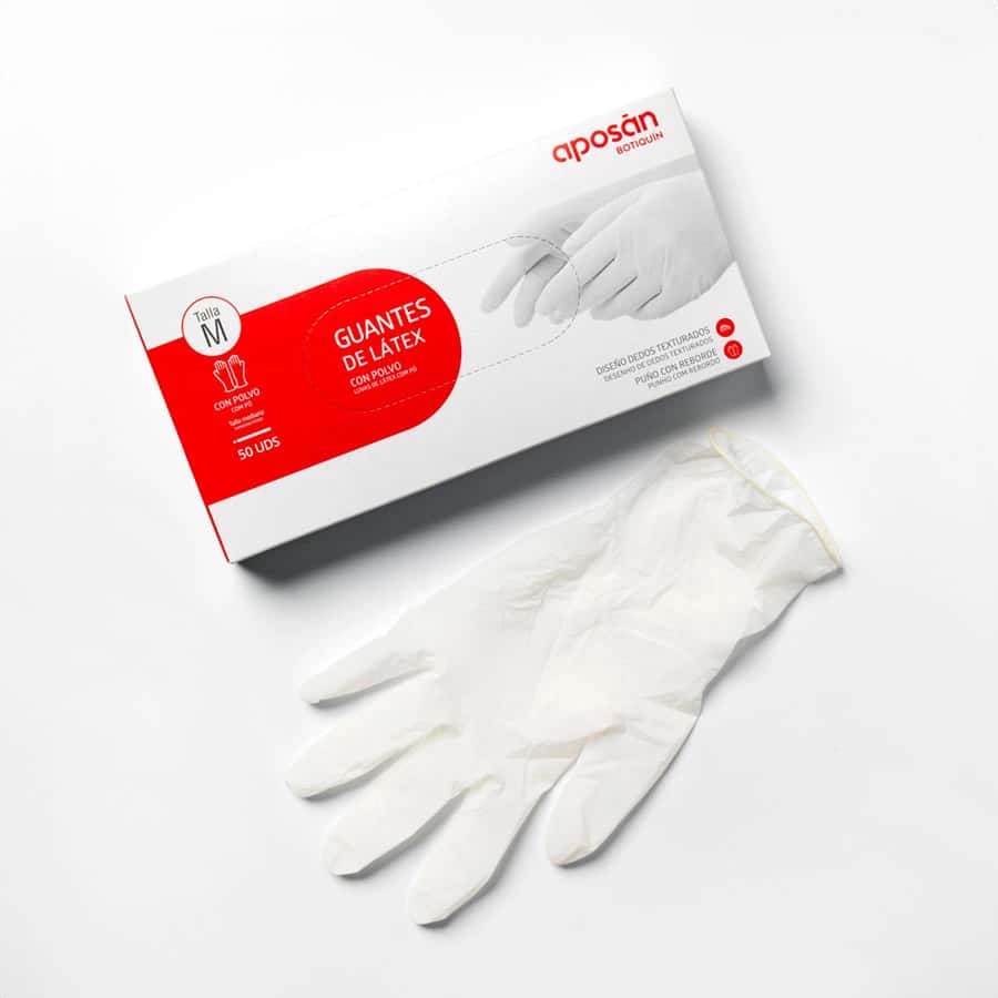 Aposan Guantes Latex T/m 50 u de Aposan