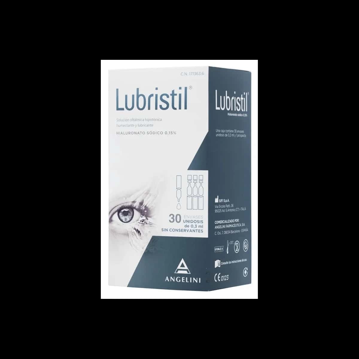 Lubristil Solucion Oftalmica 30 Monodosis 0.3 ML de Lubristil