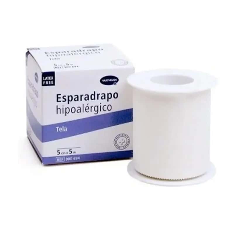 Esparadrapo Hipoalergico - Omniplast Tejido Resistente 1 Unidad 5 m x 2.5 cm de Hartmann
