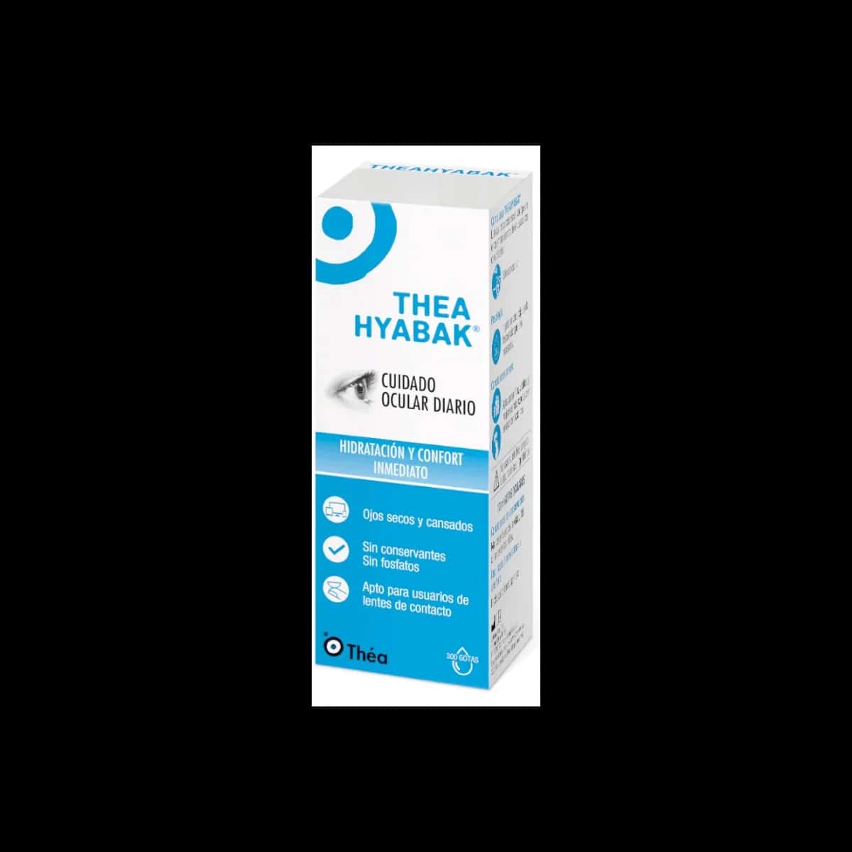 Thea Hyabak 0.15% - Solucion Hidratante Lentes de Contacto 1 Envase 10 ML de Hyabak
