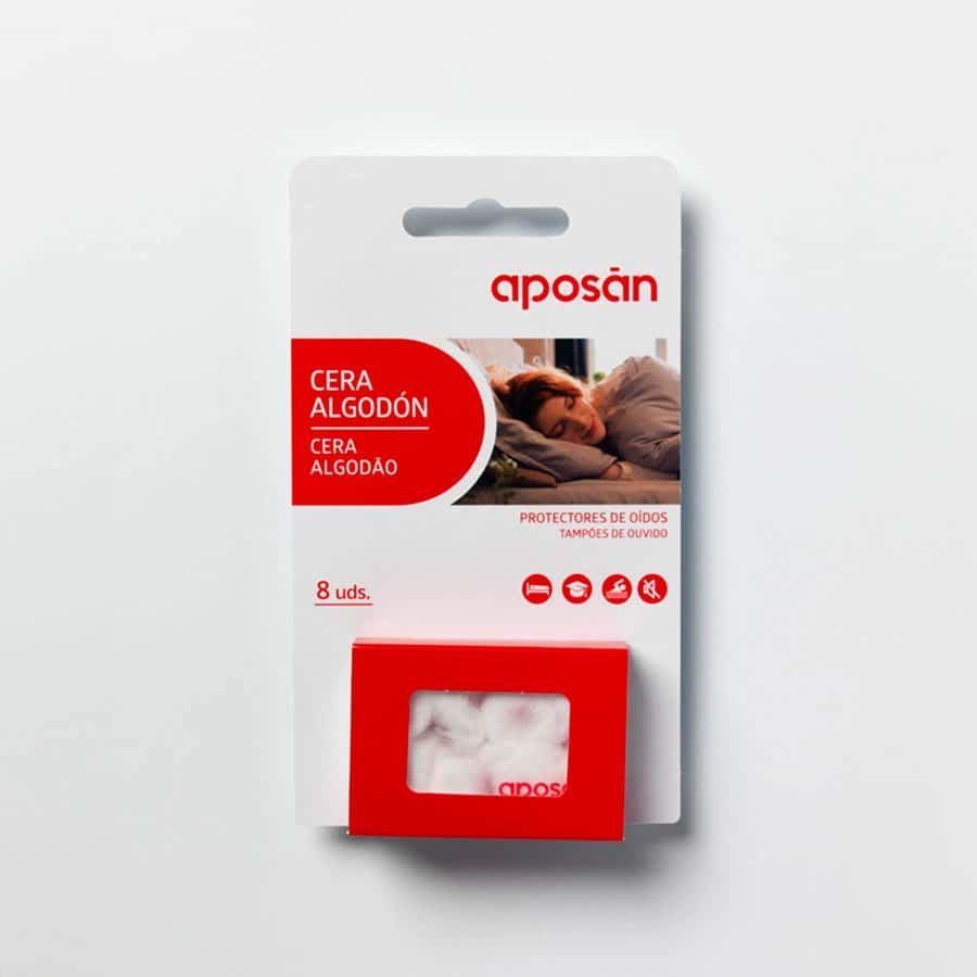 Aposan Tapones Cera Algodon 8u de Aposan