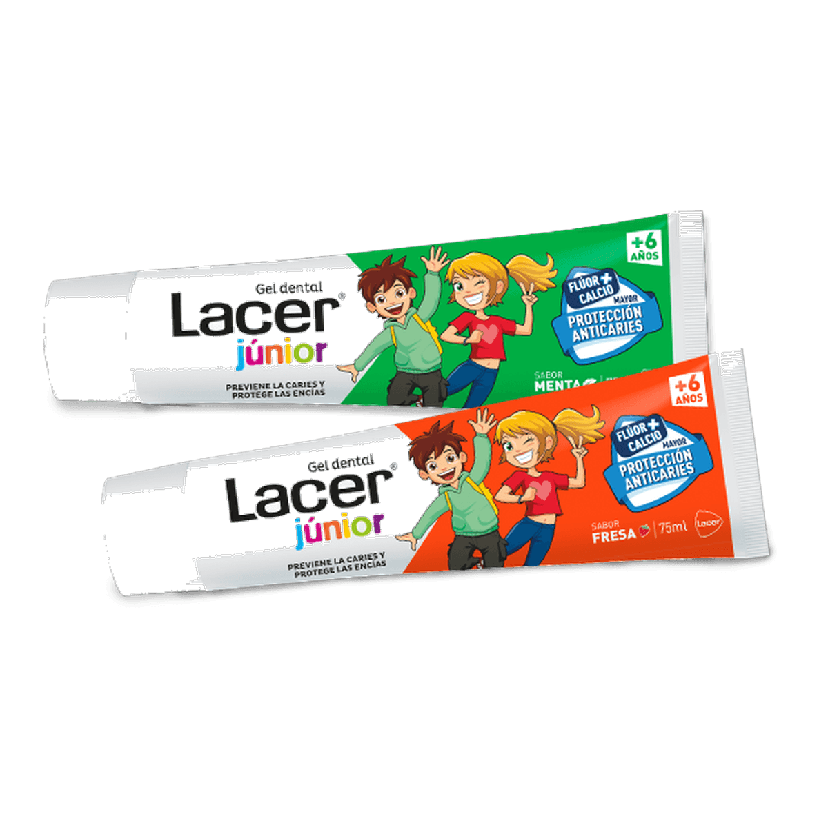 Lacer Junior Enjuague Bucal de Uso Diario 500 ml Sabor Fresa de Lacer