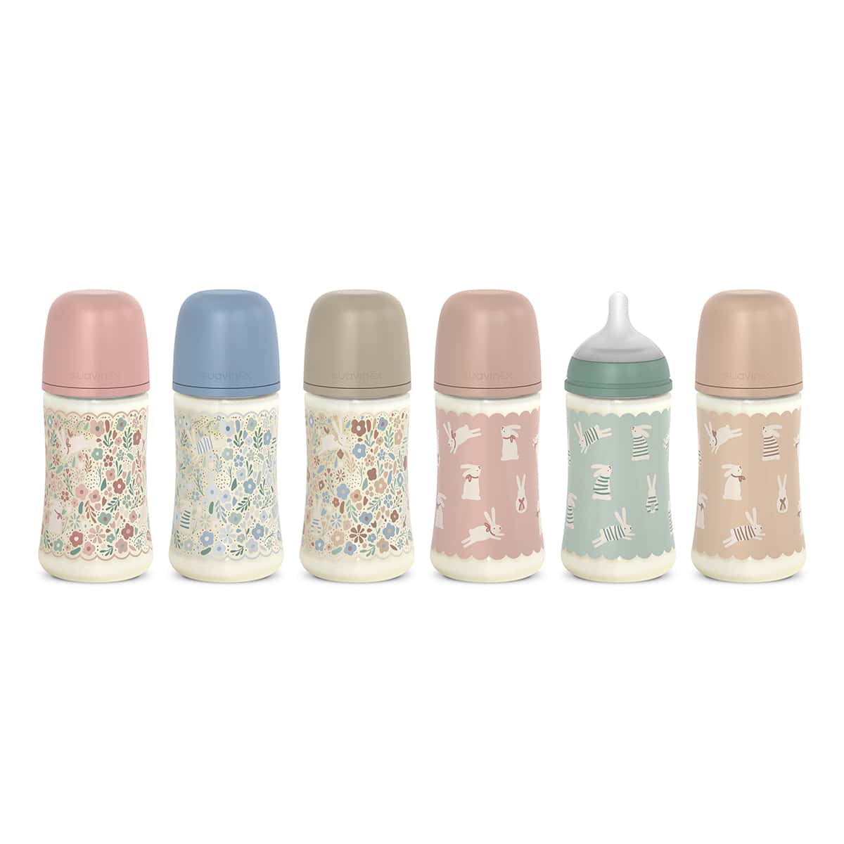 Suavinex Biberón 270 ml Tetina Fisiológica Silicona Talla M Wonderland de Suavinex