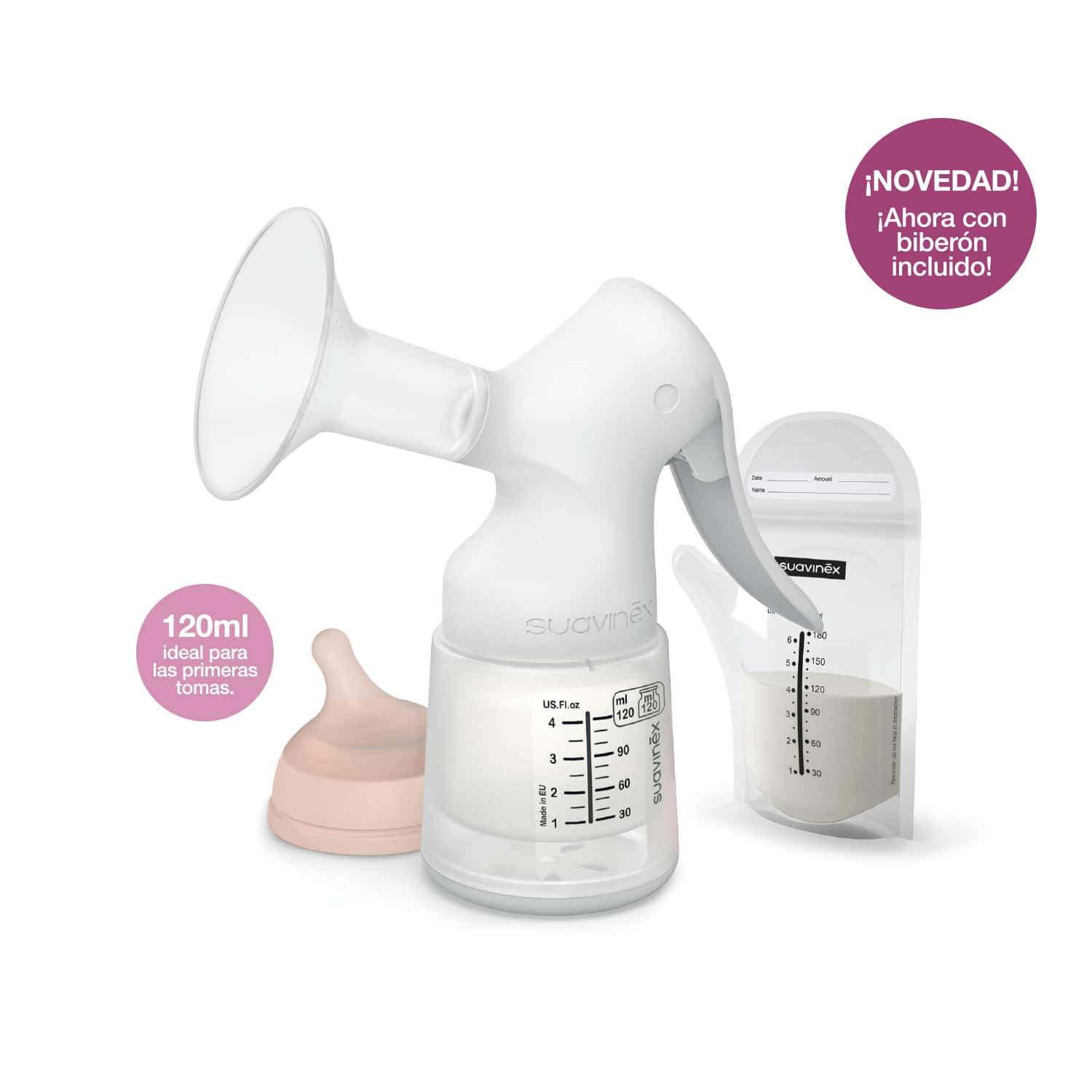 Suavinex Extractor Leche Manual de Suavinex