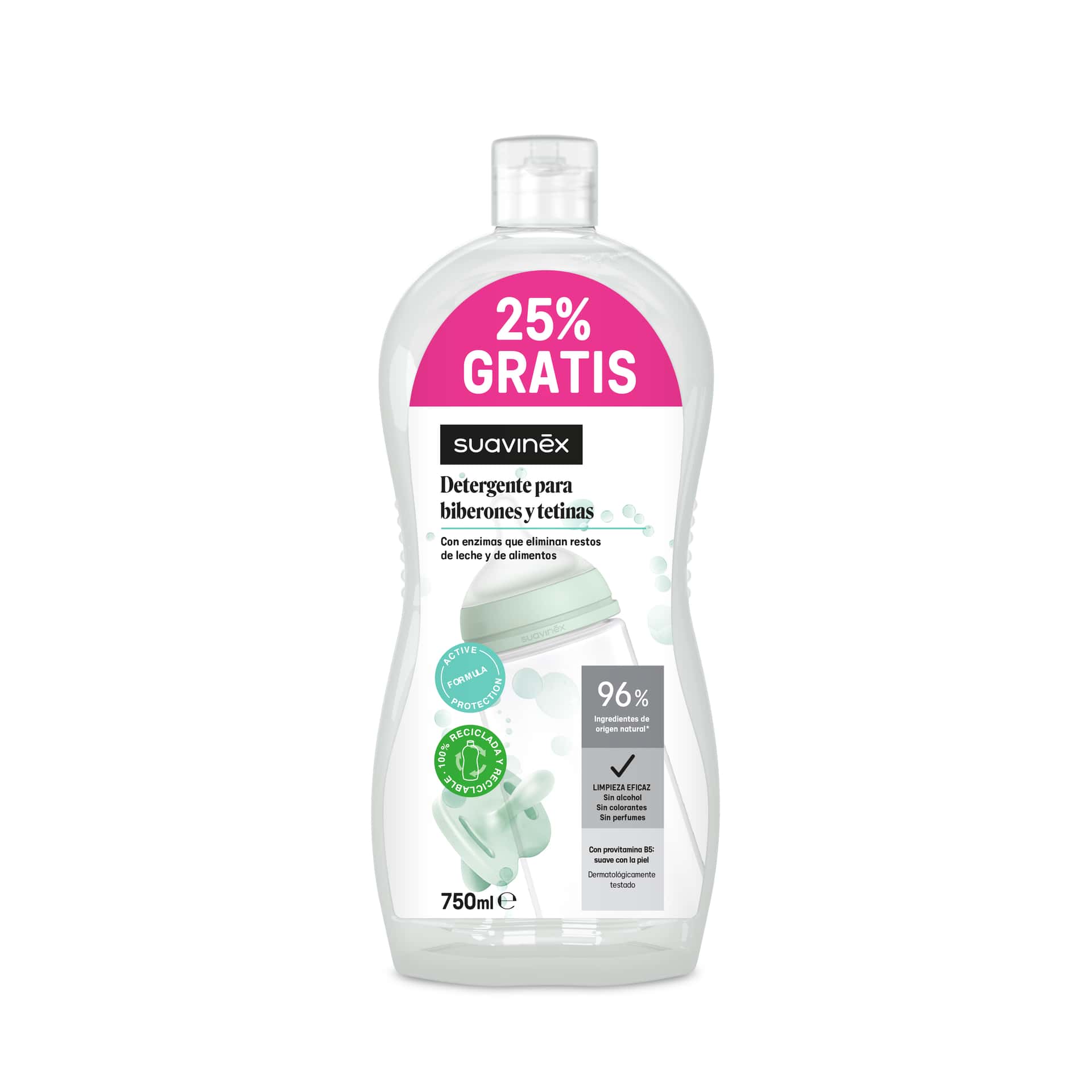 Suavinex Detergente Biberones y Tetinas 500ml de Suavinex