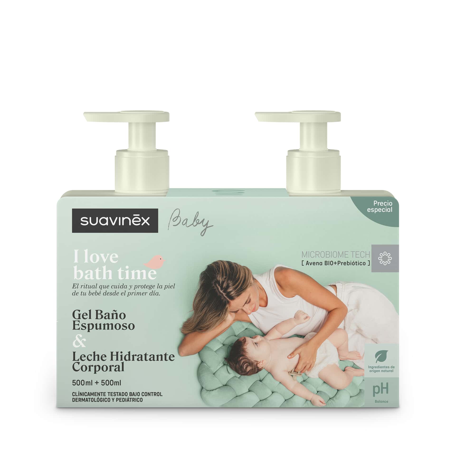 Suavinex Baby I Love Bath Time Leche + Gel 500 ml de Suavinex