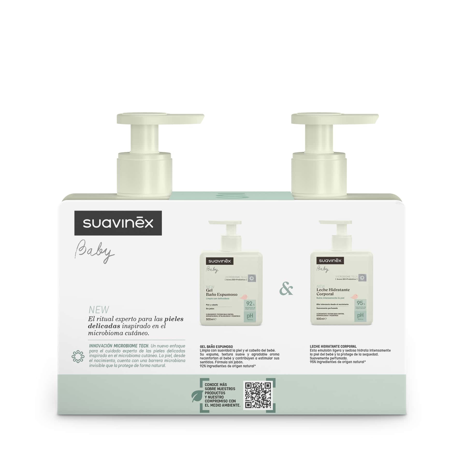 Suavinex Baby I Love Bath Time Leche + Gel 500 ml de Suavinex