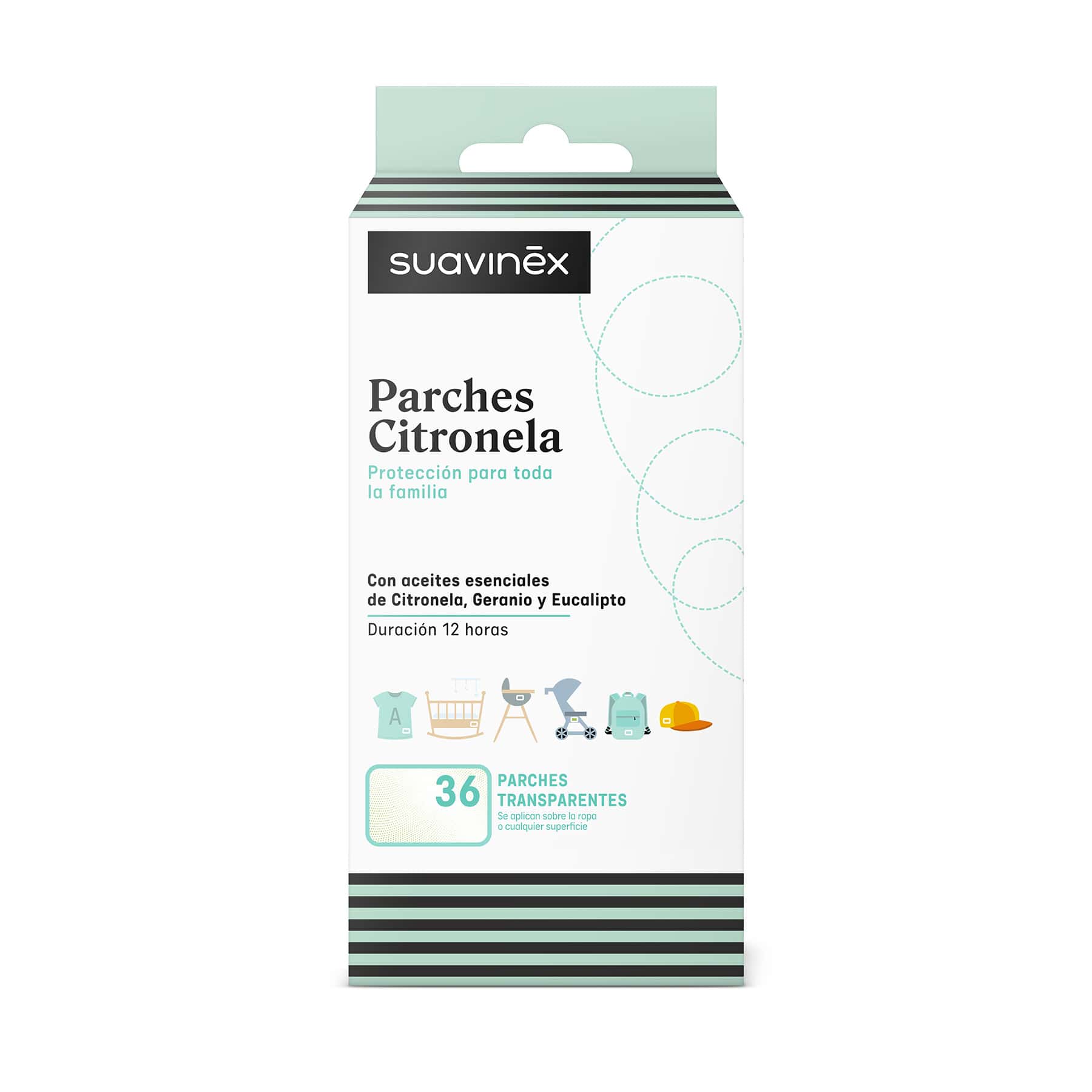 Suavinex Antimosquitos Parches Citronela 36 Unidades de Suavinex