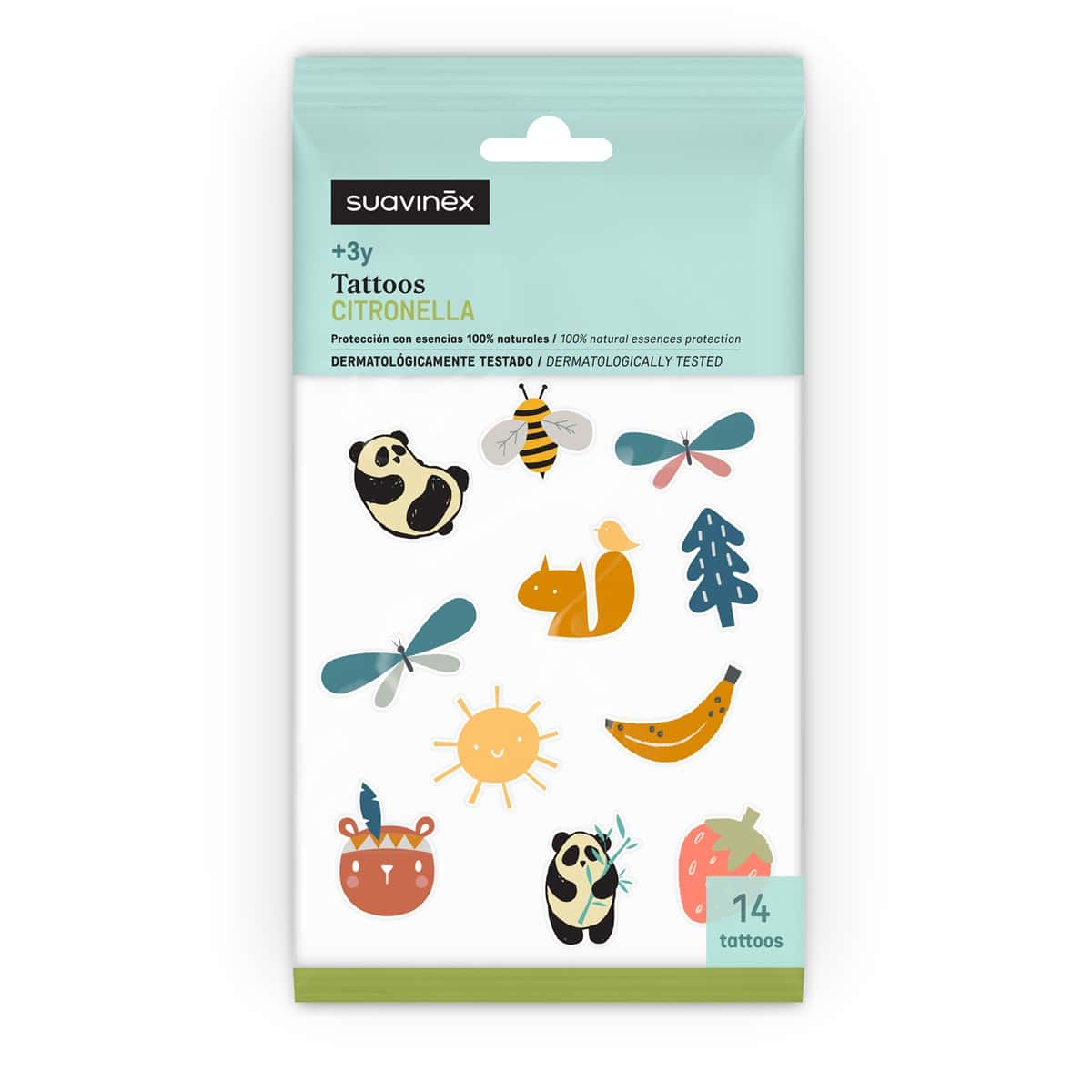 Suavinex Antimosquitos Tattoos con Citronela 14 Unidades de Suavinex