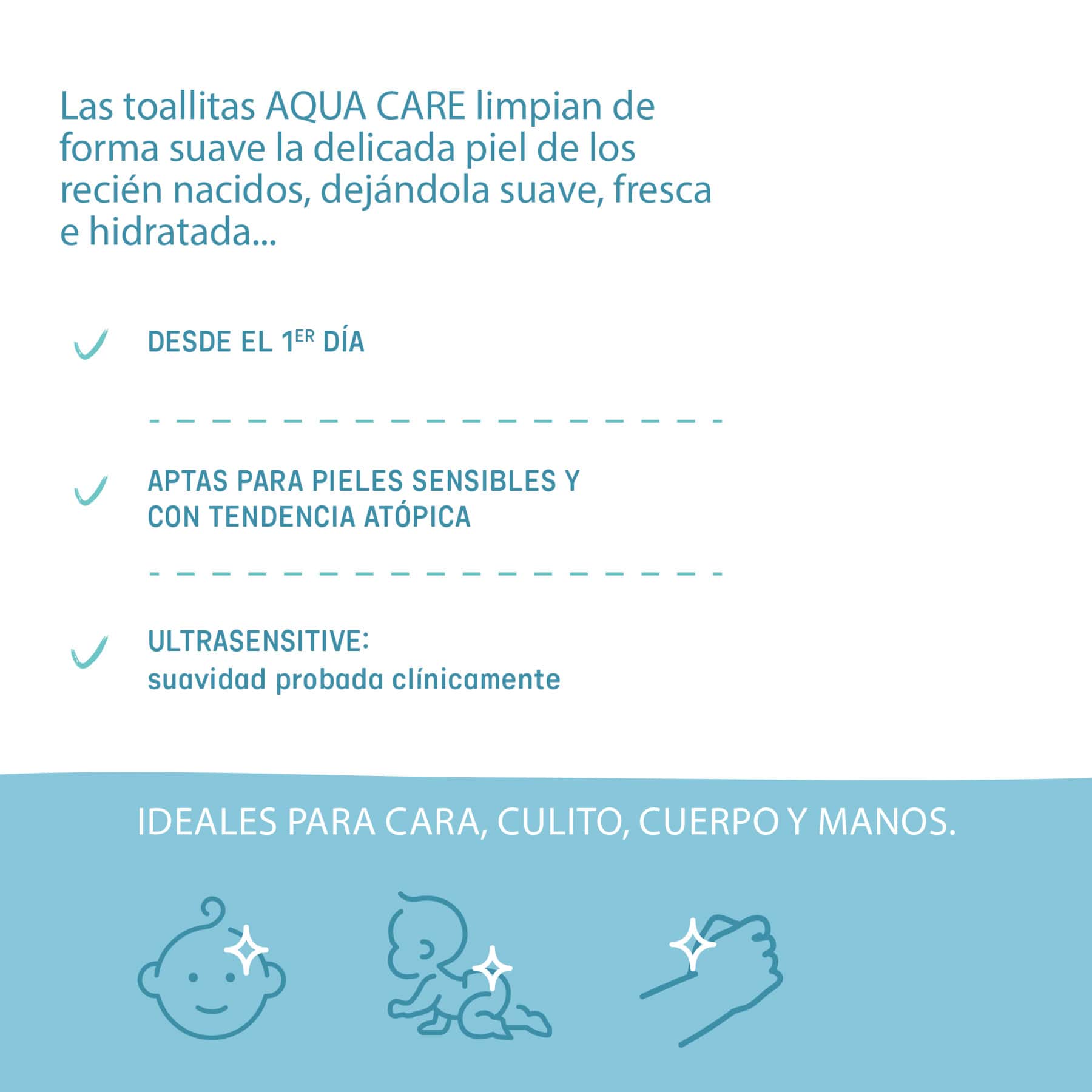Suavinex Baby Toallitas Aqua Care 60 uds de Suavinex