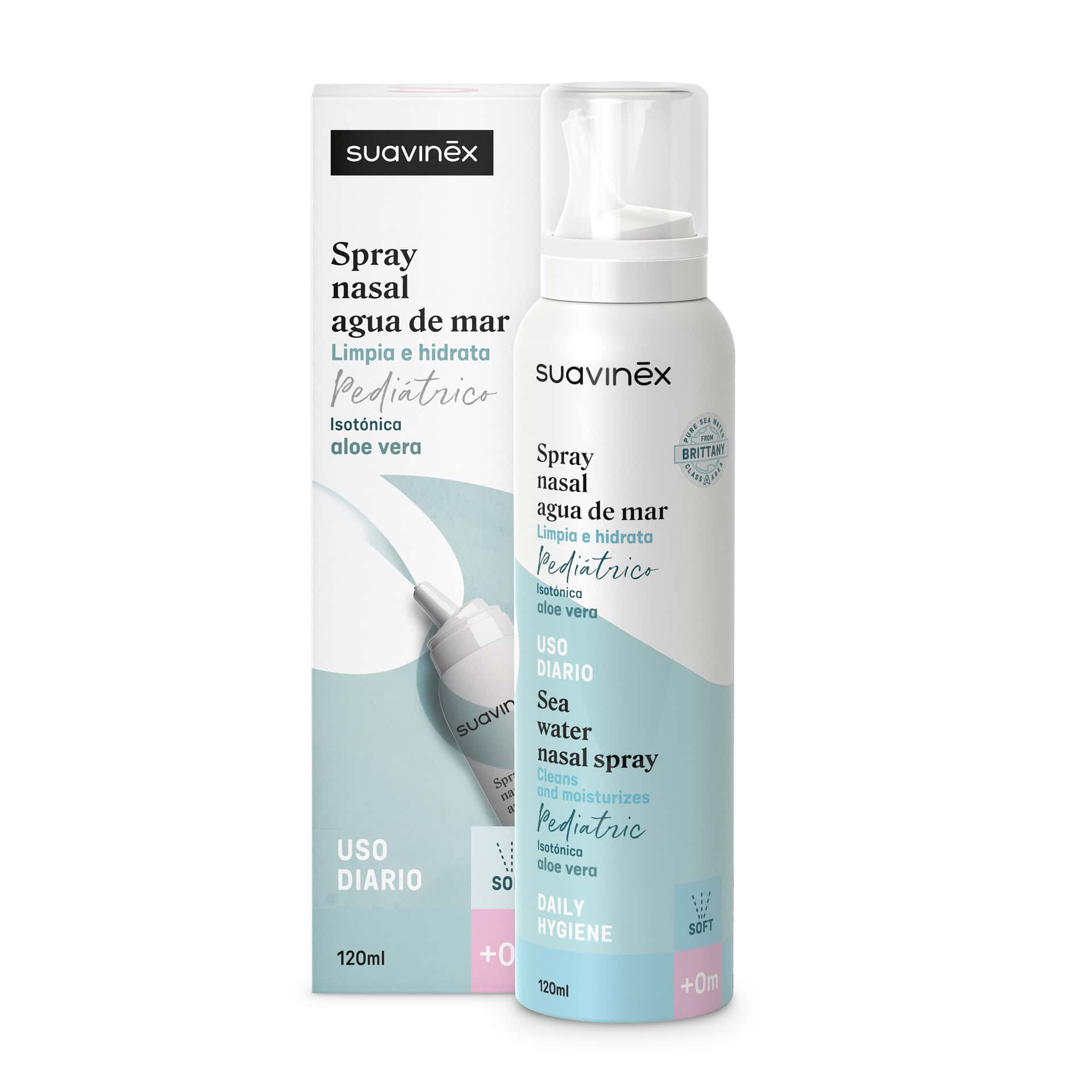 Suavinex Spray Nasal Pediátr ISO Aloe +0M 120ml de Suavinex