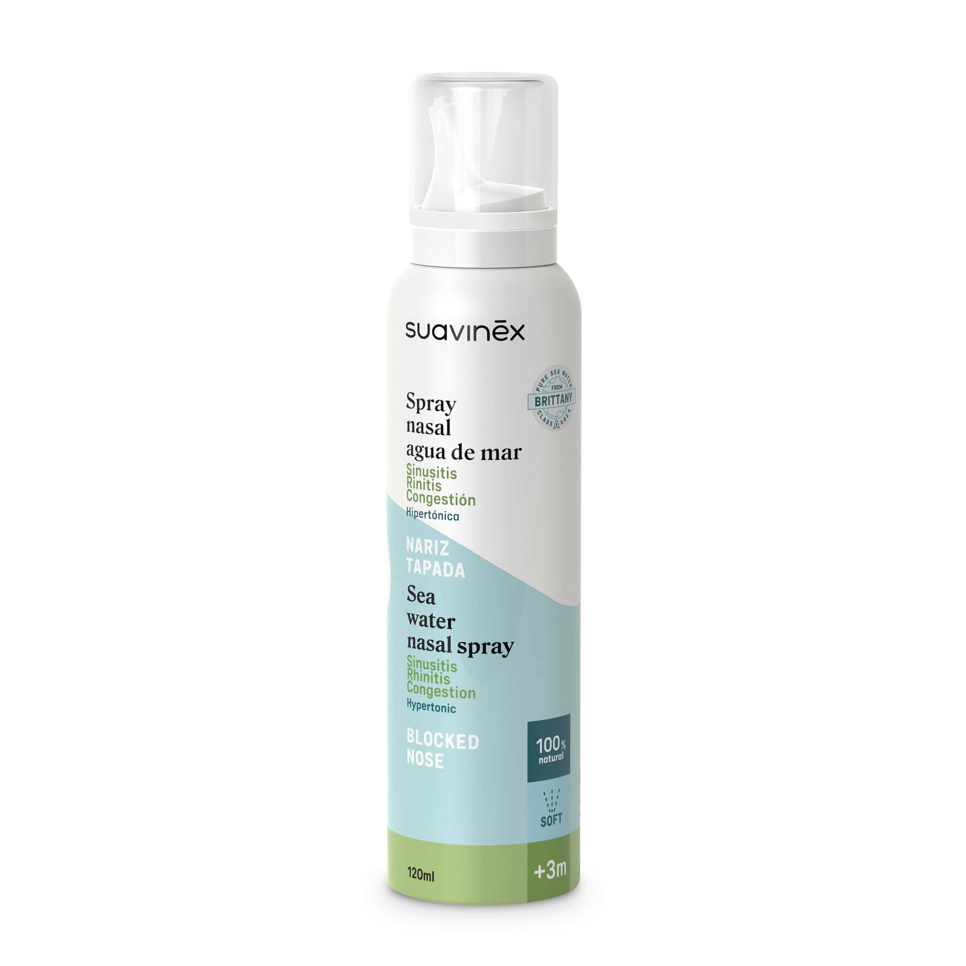 Suavinex Spray Nasal Hipertónico Nariz Tapada +3 meses 120 ml de Suavinex
