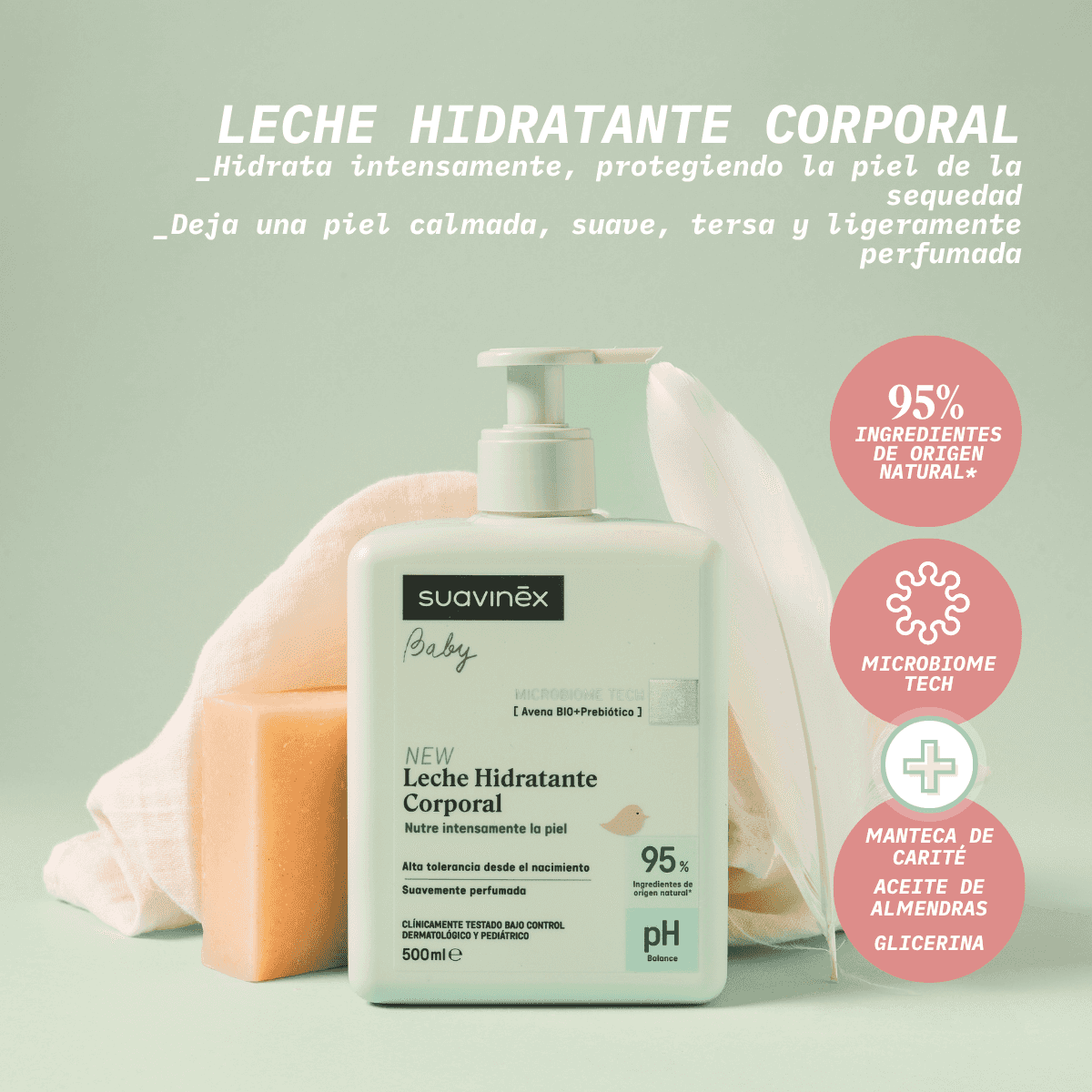Suavinex Baby Leche Hidratante Corporal 750 ml de Suavinex