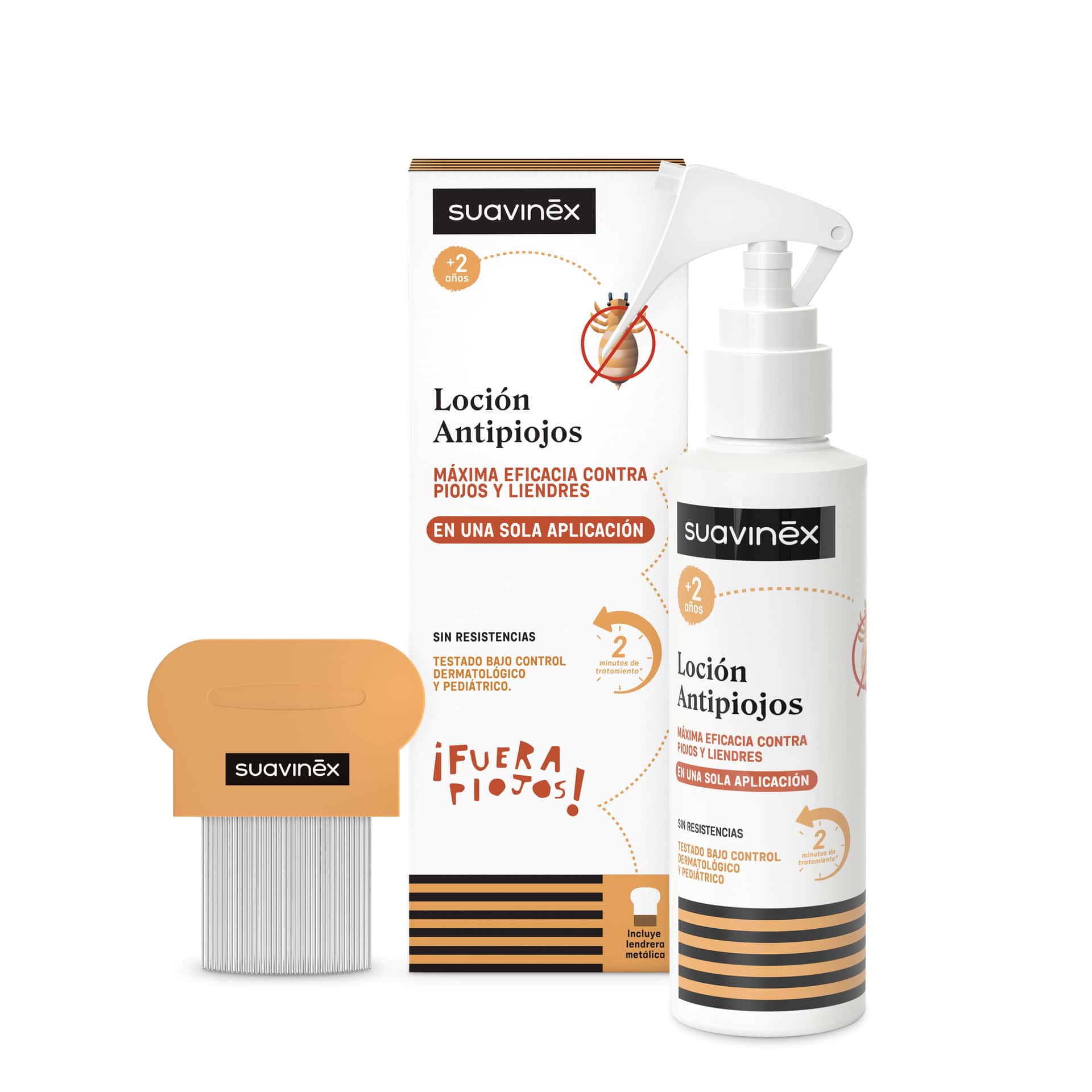 Suavinex Antipiojos Loción 125 ml + Lendrera de Suavinex