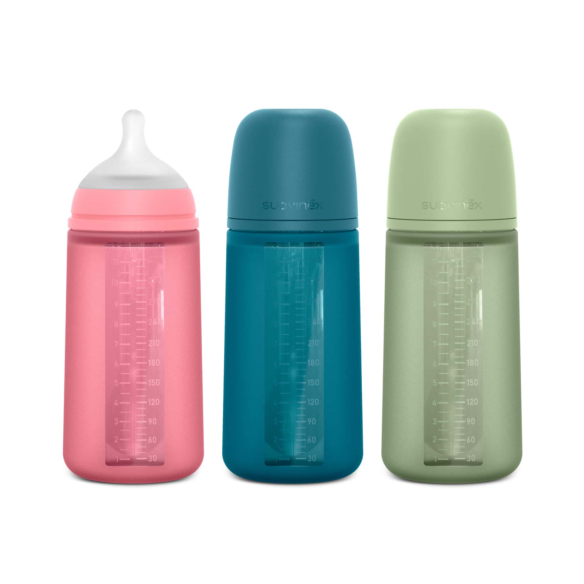Suavinex Biberón Silicona 330 ml Tetina Fisiológica Talla L Colour Essence de Suavinex