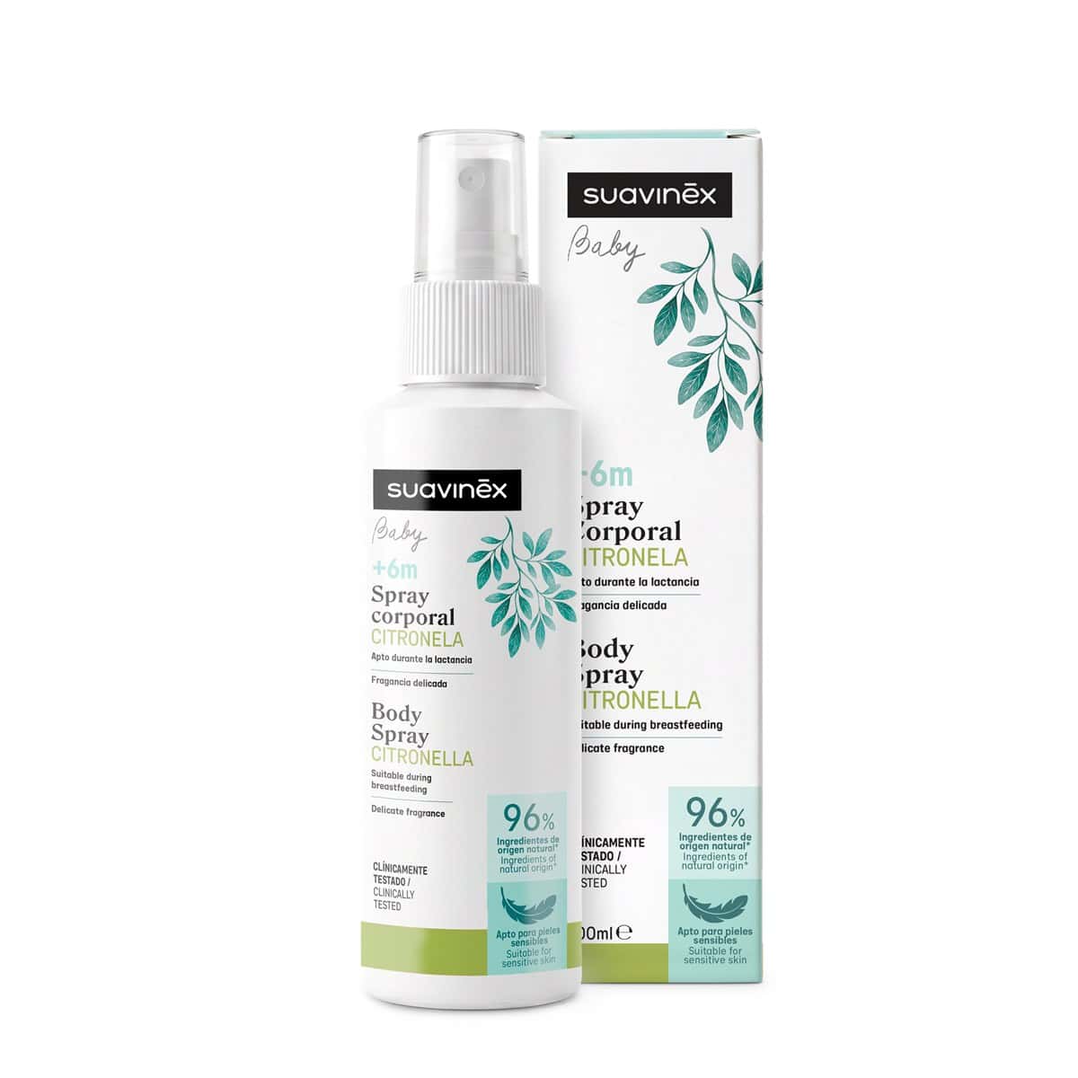 Suavinex Antimosquitos Spray Corporal Citronela 100 ml de Suavinex