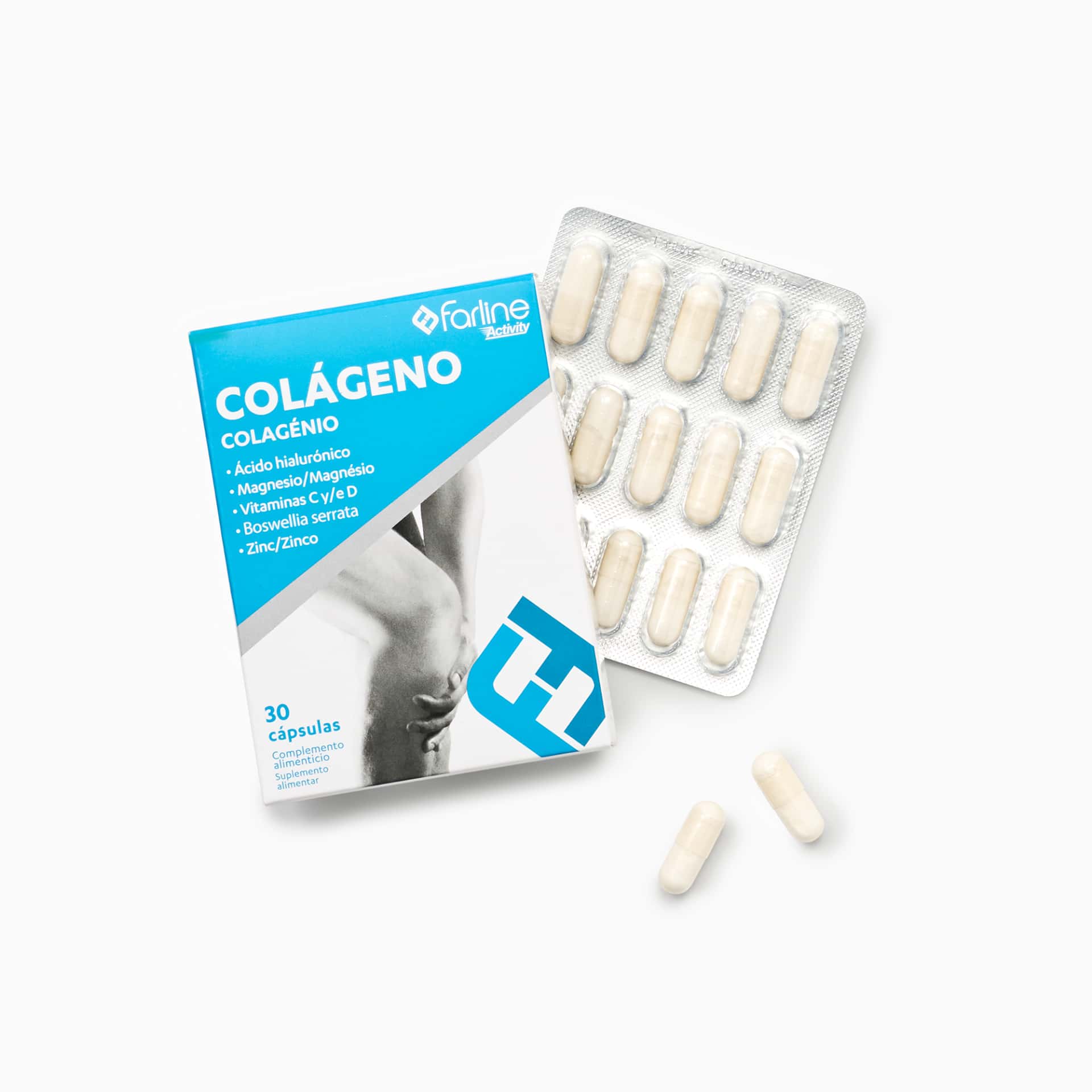 Farline Colágeno + Magnesio Sabor Cacao 400 g de Farline