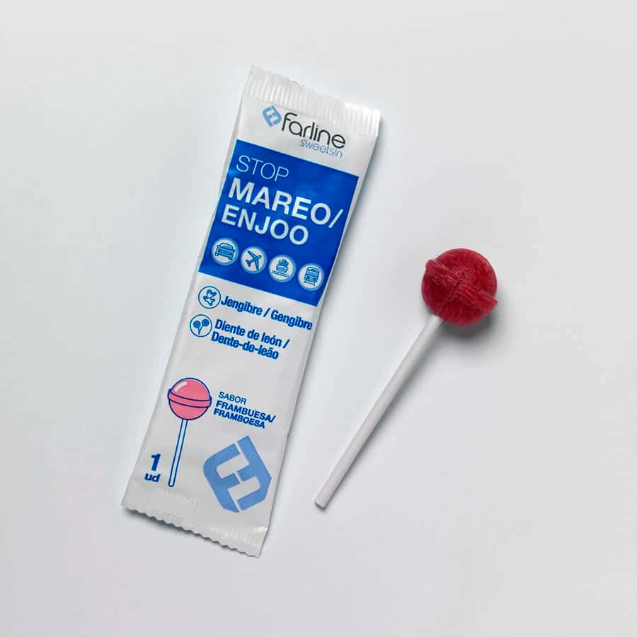 Farline Stop Mareo 10 Caramelos con Palo de Farline