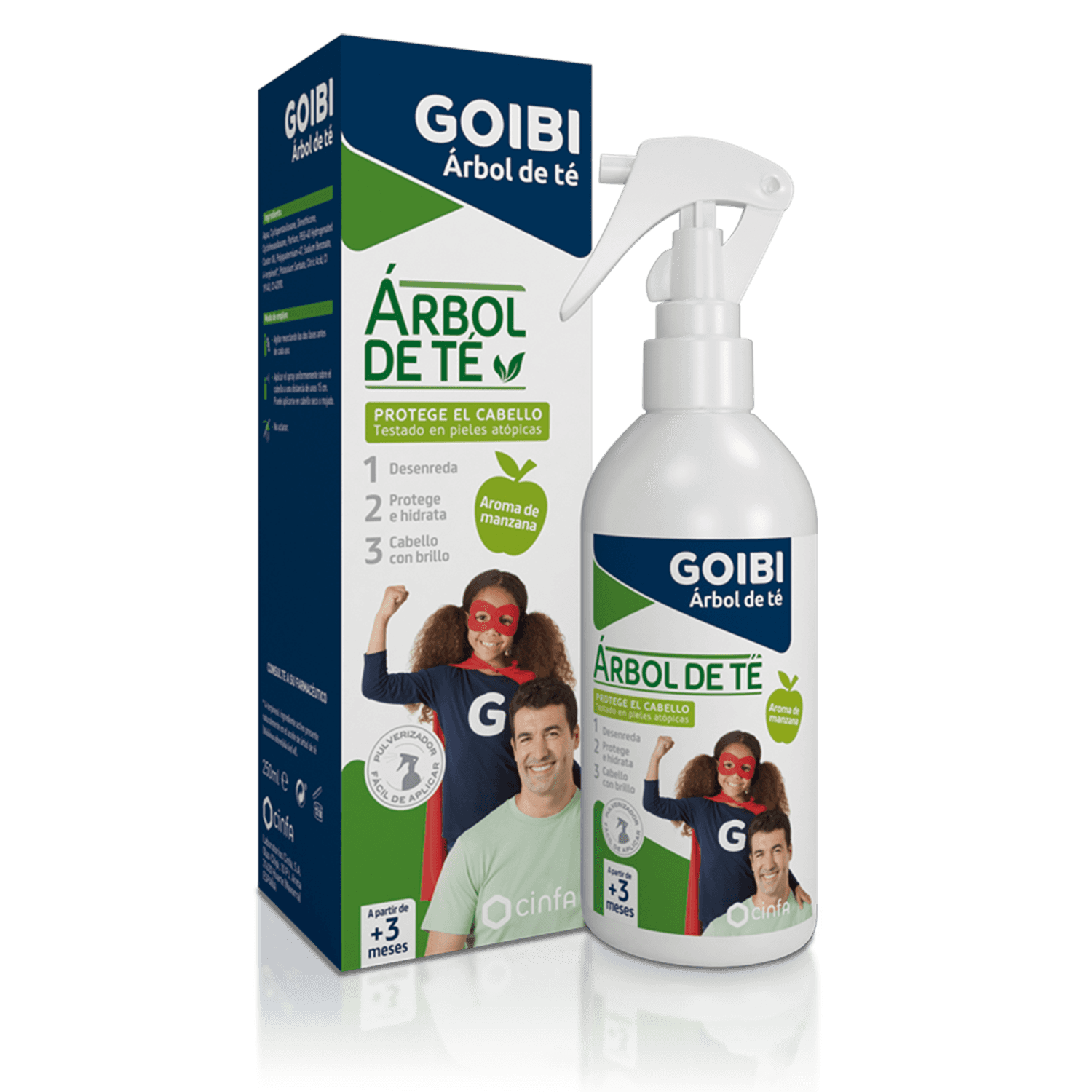 Goibi Árbol de Té Antipiojos Spray Manzana 250 ml de Goibi