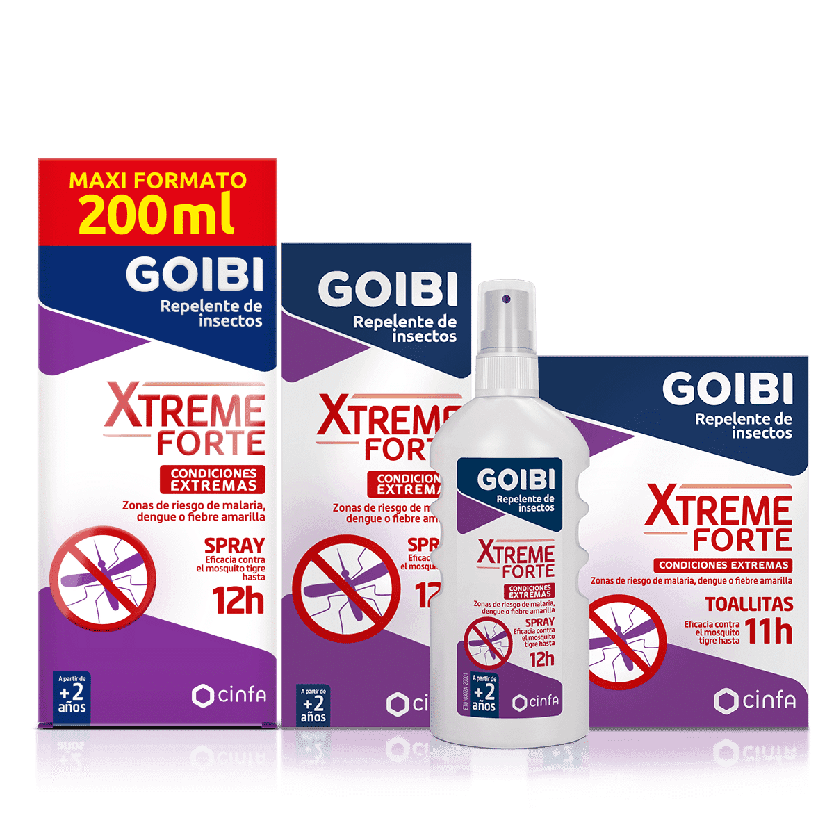 Goibi Xtreme Forte Repelente de Insectos Spray de Goibi