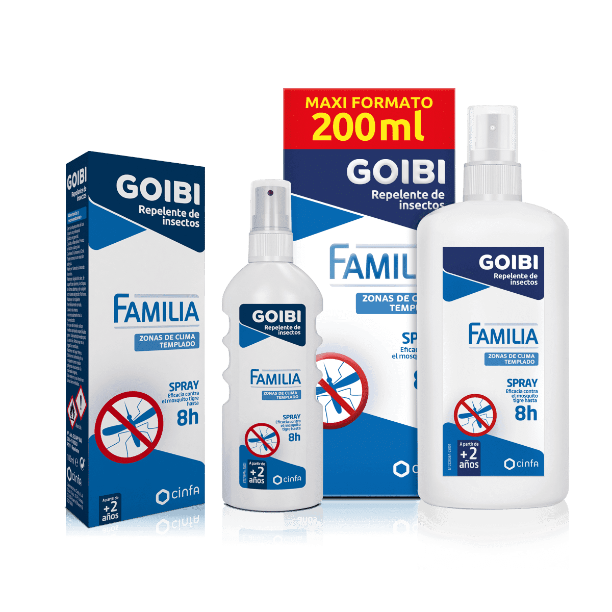 Goibi Familia Repelente de Insectos Spray de Goibi