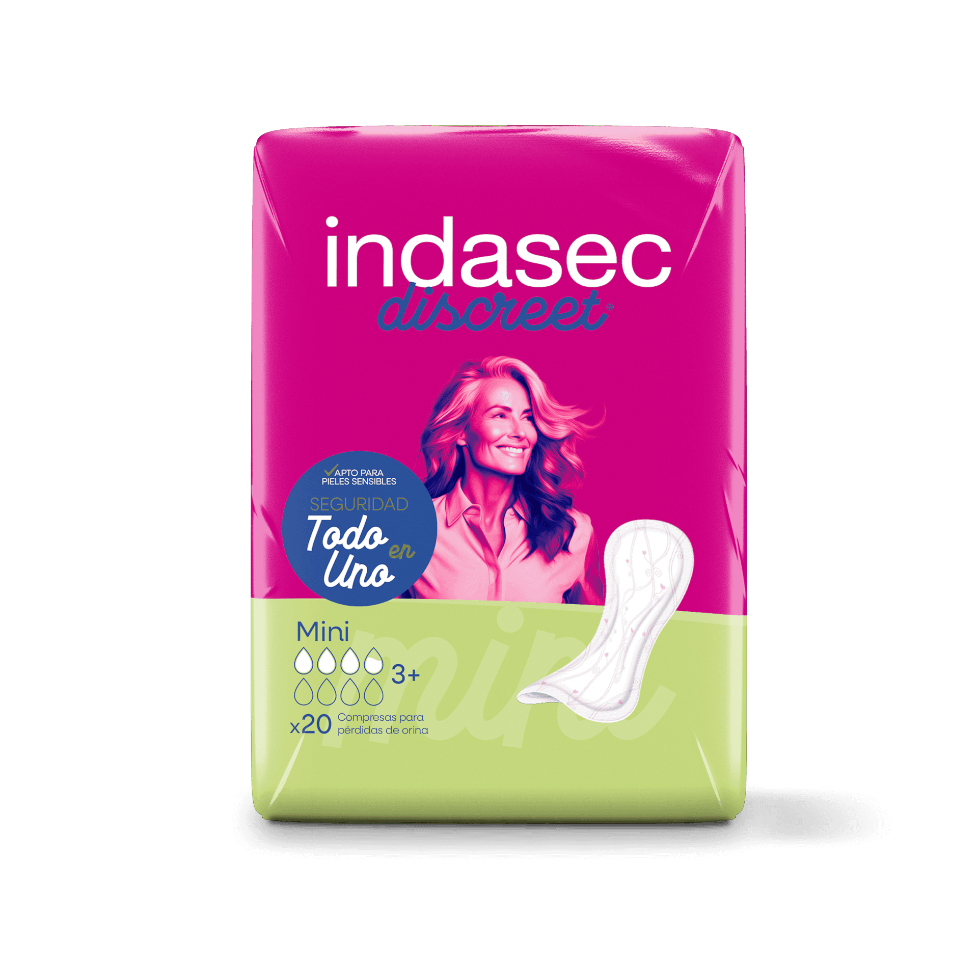 Indasec Discreet Mini 22 unidades de Indasec