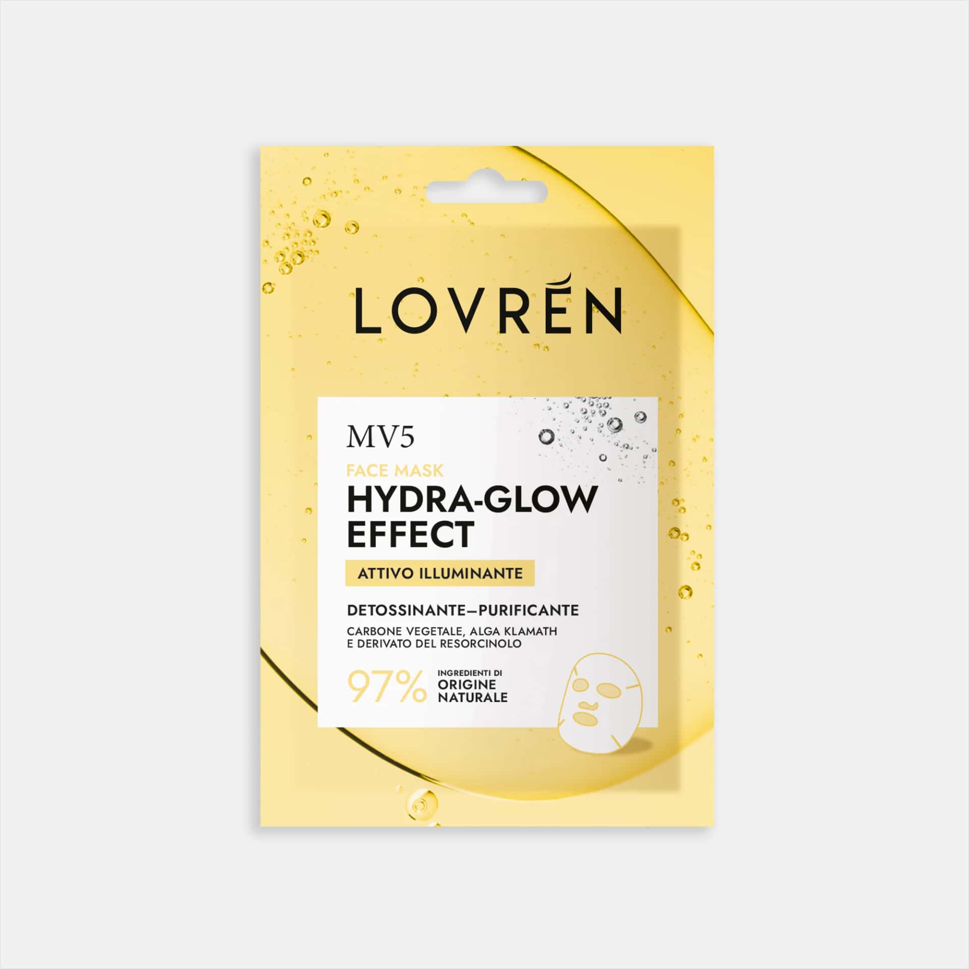 Lovren MV5 Mascarilla Facial Hydra-Glow Effect de Lovren
