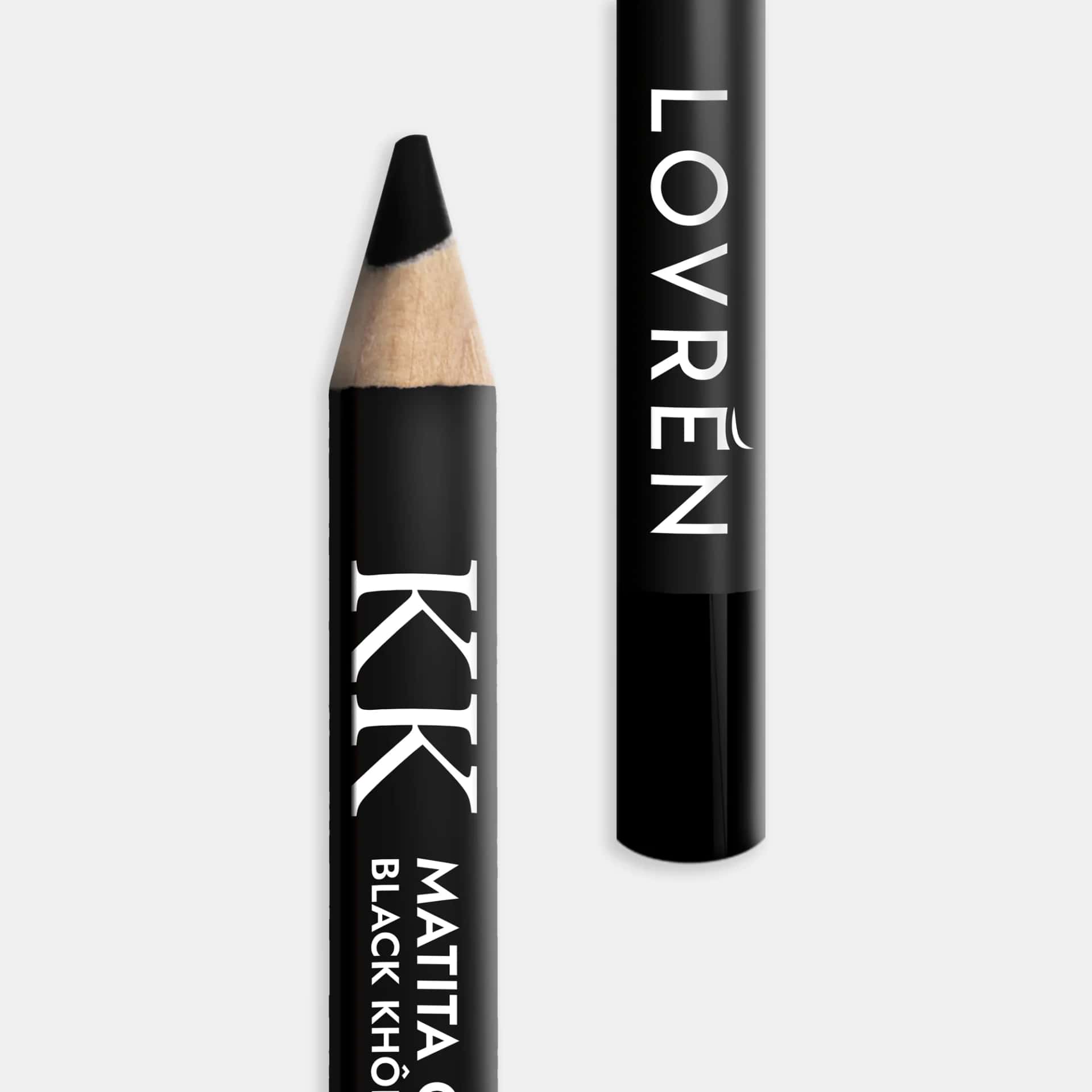 Lovren KK1 Lápiz Kajal Khôl Negro de Lovren
