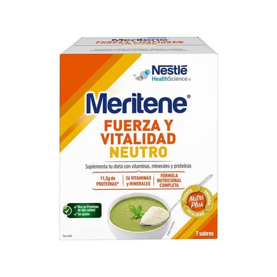 Neutro Al Plato (7 Sobres 50 G Sabor Neutro) de Meritene
