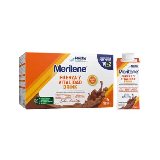 Meritene Drink Chocolate 10+2×180 ml de Meritene