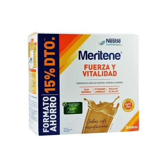 Fuerza Y Vitalidad Cafe 30 Sobres Promo 15% Descuento de Meritene