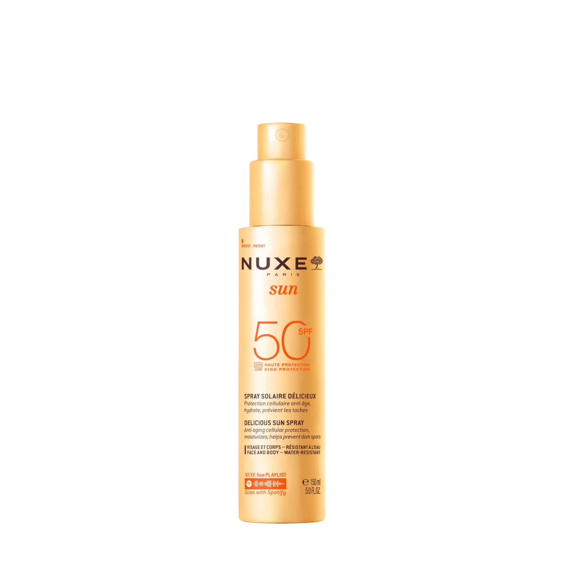 Nuxe Sun Spray Solar Delicioso Rostro y Cuerpo SPF 50 150 ml de NUXE