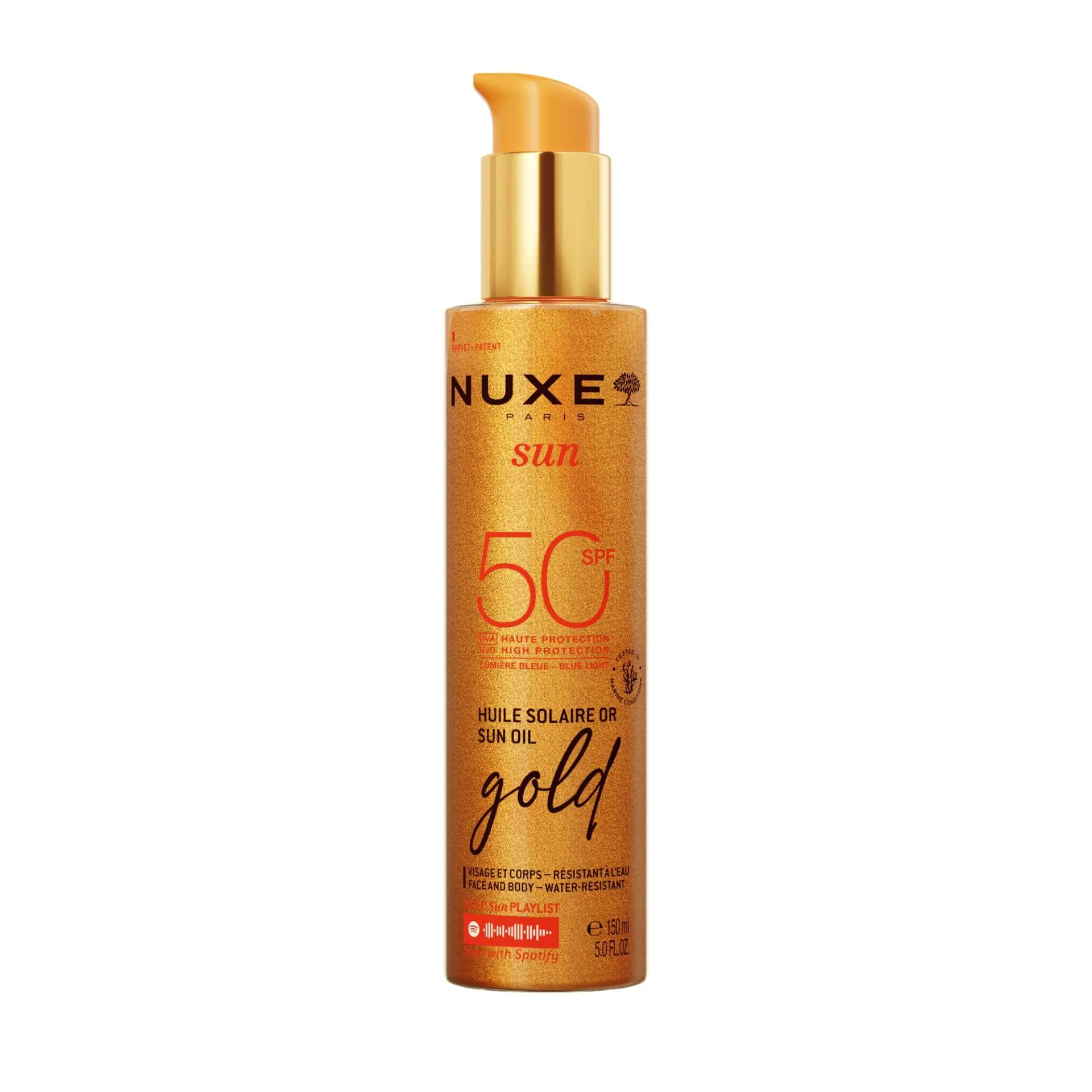 Nuxe Sun Aceite Solar Oro Alta Protección SPF 50 de NUXE