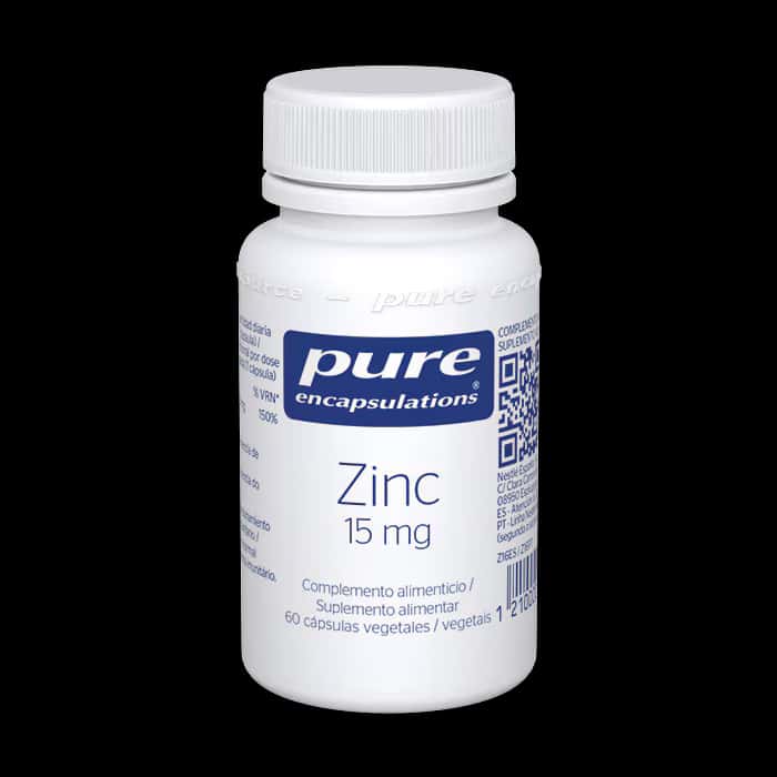 Zinc 15 mg 60 cápsulas de Pure Encapsulations