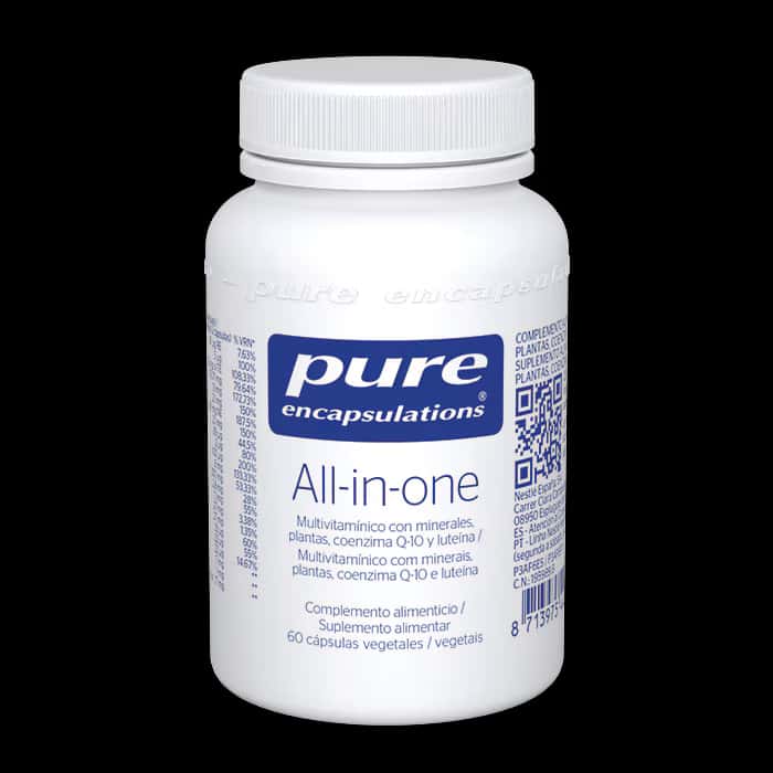 All-in-One Multivitamínico 60 cápsulas de Pure Encapsulations