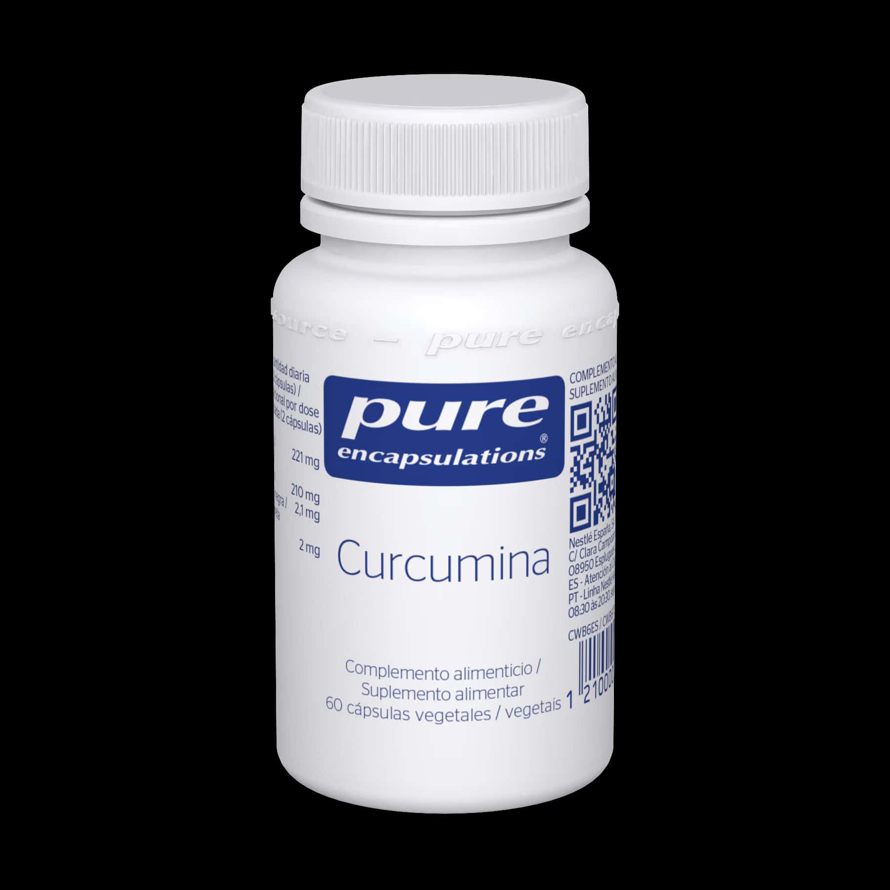 Curcumina 60 cápsulas de Pure Encapsulations