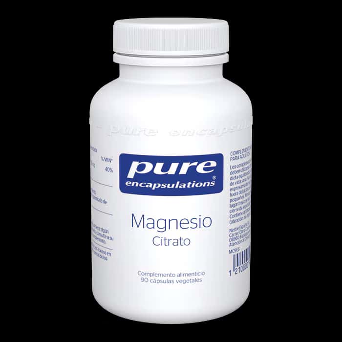 Magnesio Citrato 90 cápsulas vegetales de Pure Encapsulations